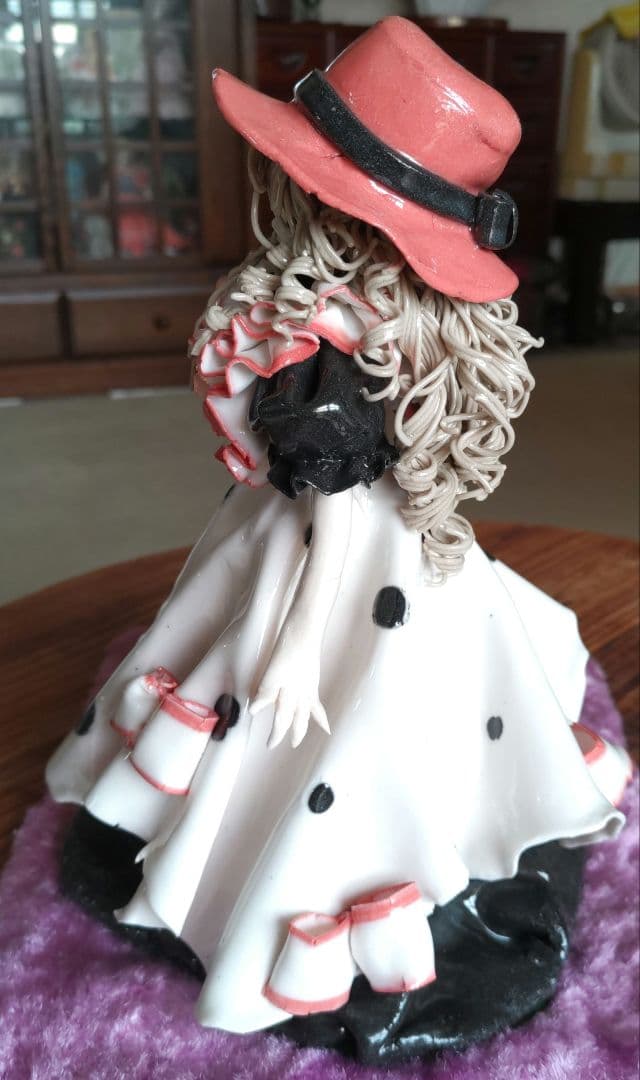 一点物　ロマンドール ハンドメイド 陶器人形 置物　西洋人形