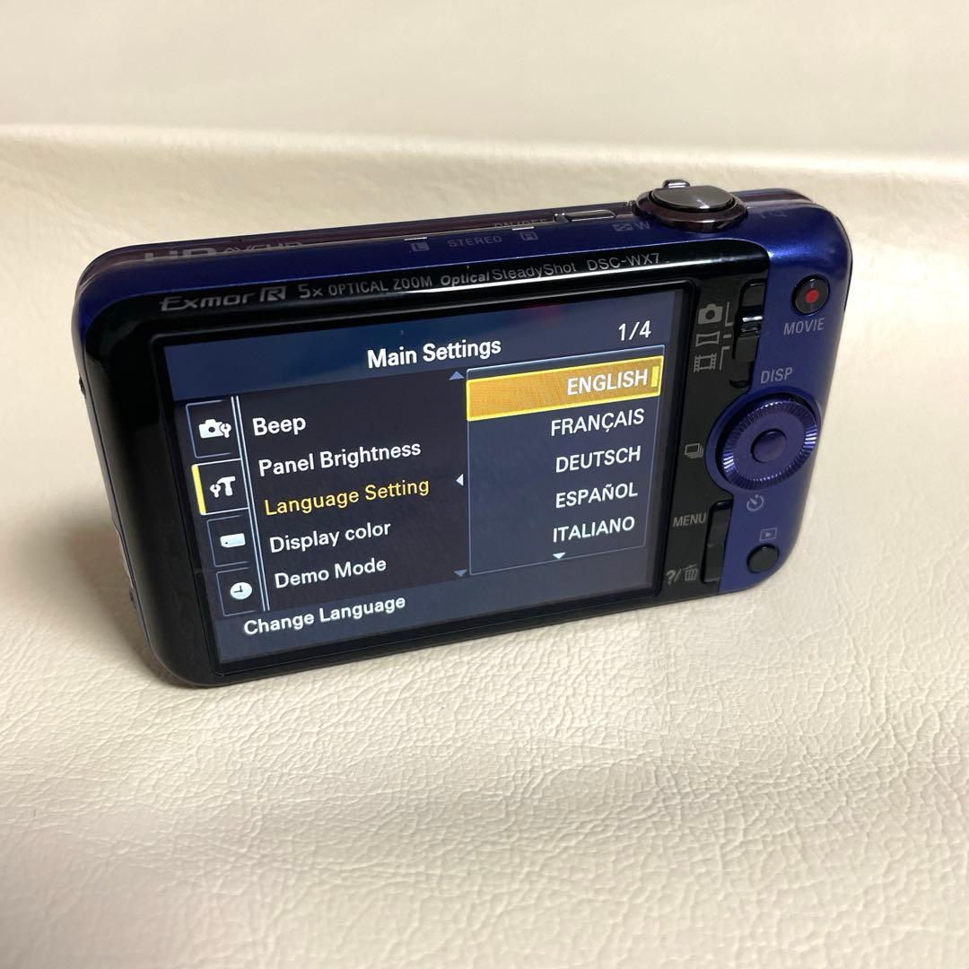 Sony DSC-WX7 海外版　元箱付