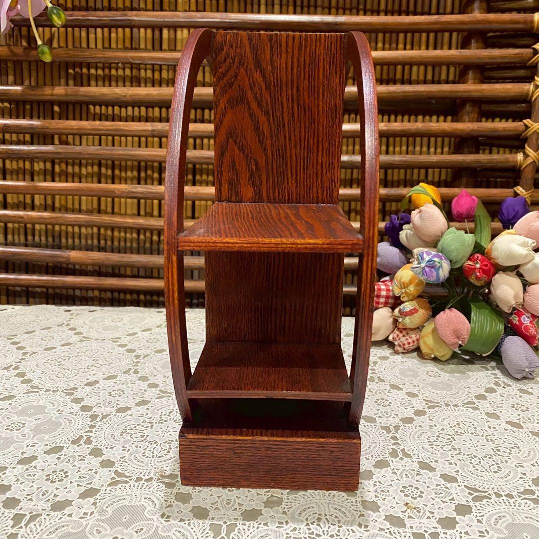 ミニ 盆栽卓 棚 飾り棚 香炉台 茶器棚 インテリア