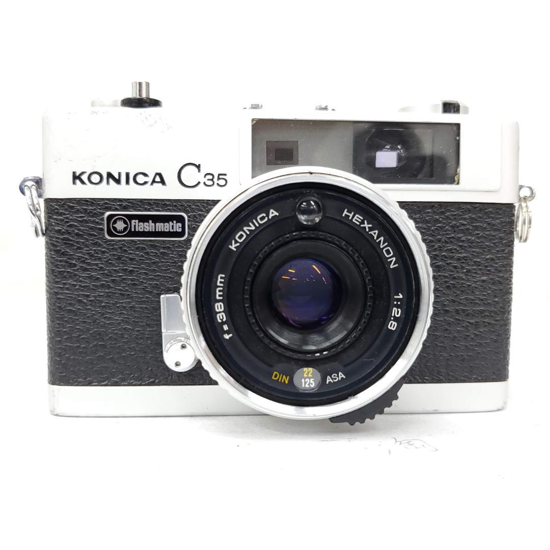 フィルムカメラ KONICA C35 Flash matic F1225-251-1p p