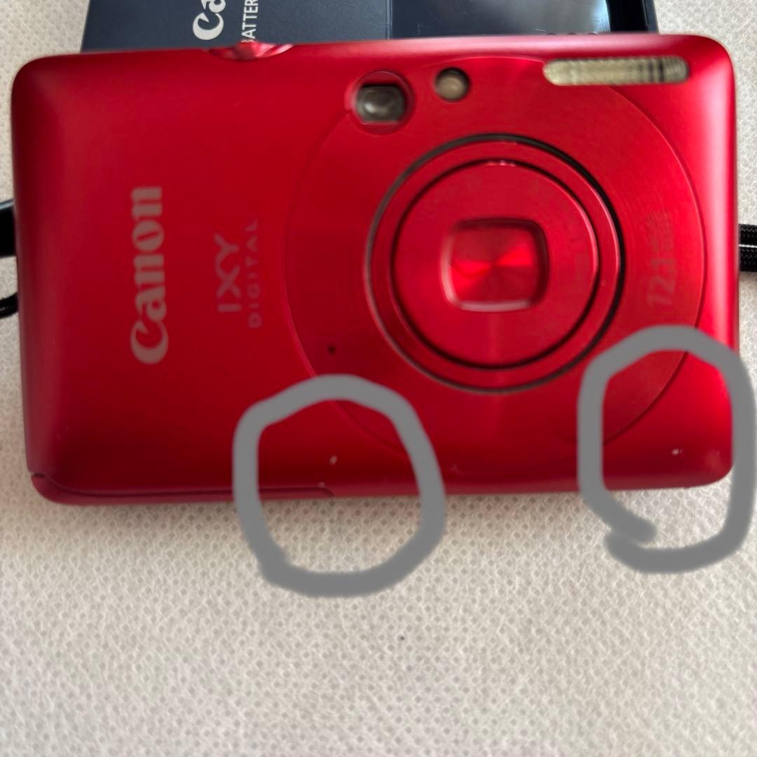 Canon IXY 210IS レッド キヤノン コンパクトデジタルカメラ