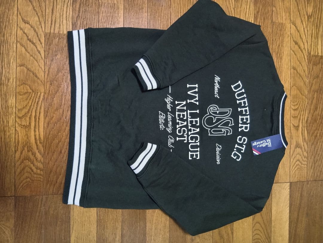 定価15400円未使用ダファーガレッジロゴＶネックトレーナーＭ 2025AW