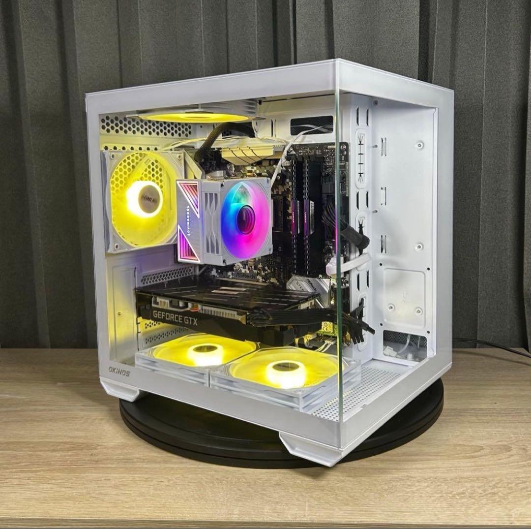 超高性能 光る 白ゲーミングPC Ryzen GTX1660 Windows11