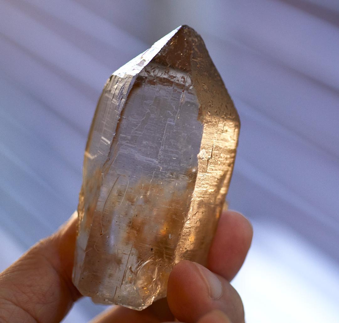 超希少　ヒマラヤ水晶　ガウリシャンカール産スモーキークォーツ　原石163.5g