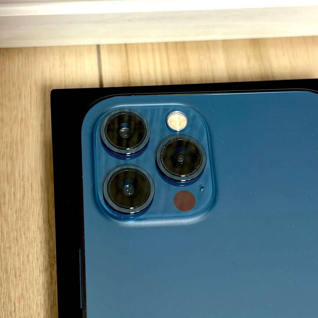 【最大容量95％】iPhone12promax 256GB パシフィックブルー
