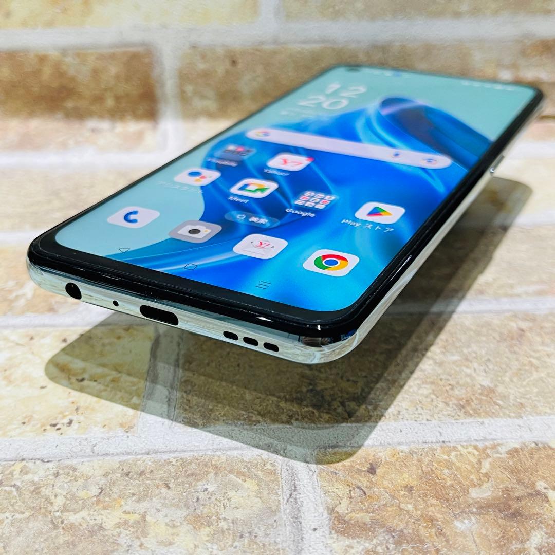 SIMフリー OPPO Reno5 A 128GB アイスブルー 電池良好