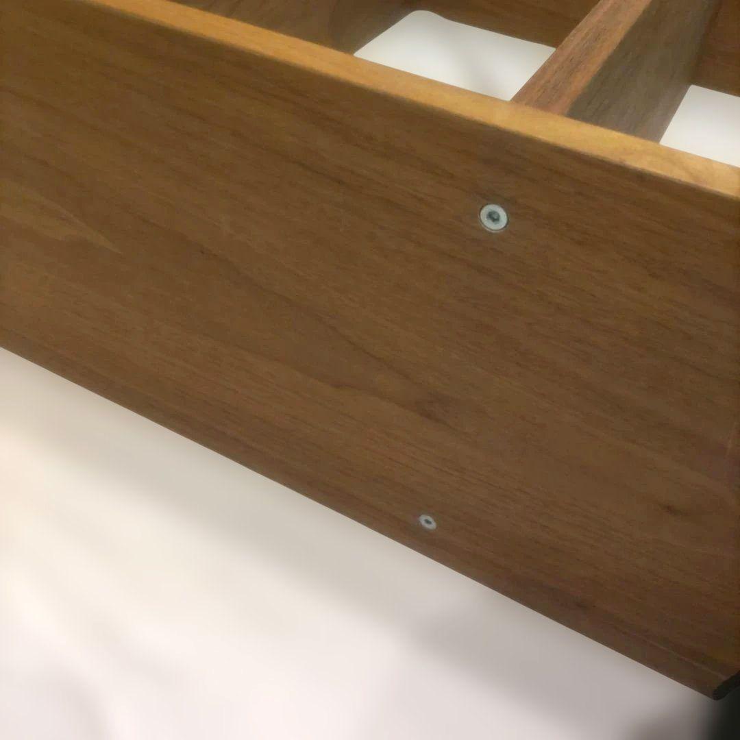 無印スタッキングシェルフ ２段 ウォルナット