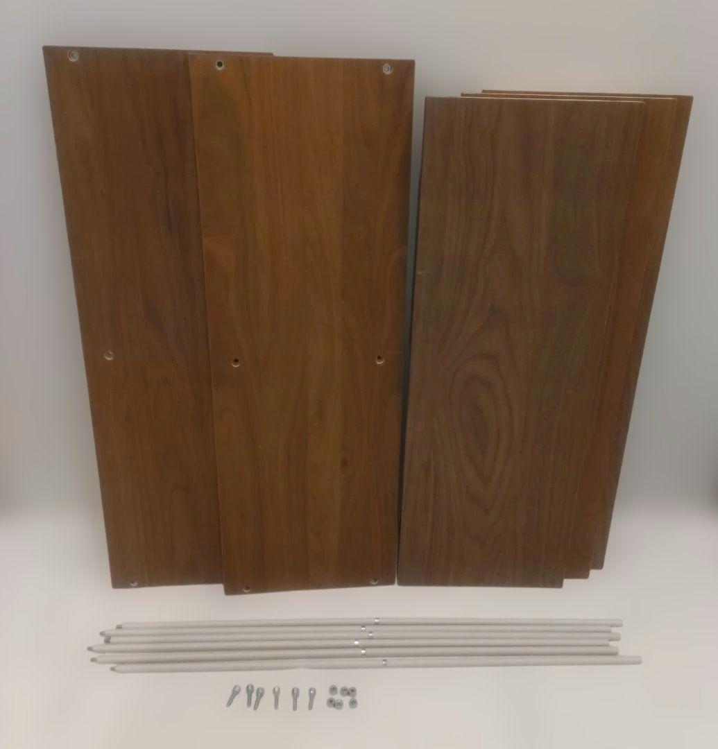 無印スタッキングシェルフ ２段 ウォルナット