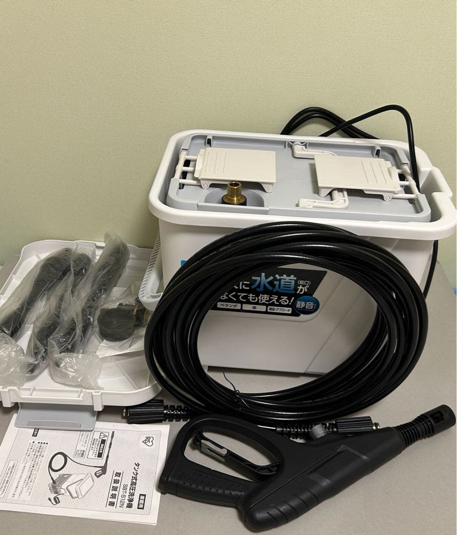 アイリスオーヤマ 高圧洗浄機　SBT-512N デッキブラシ　セット売り