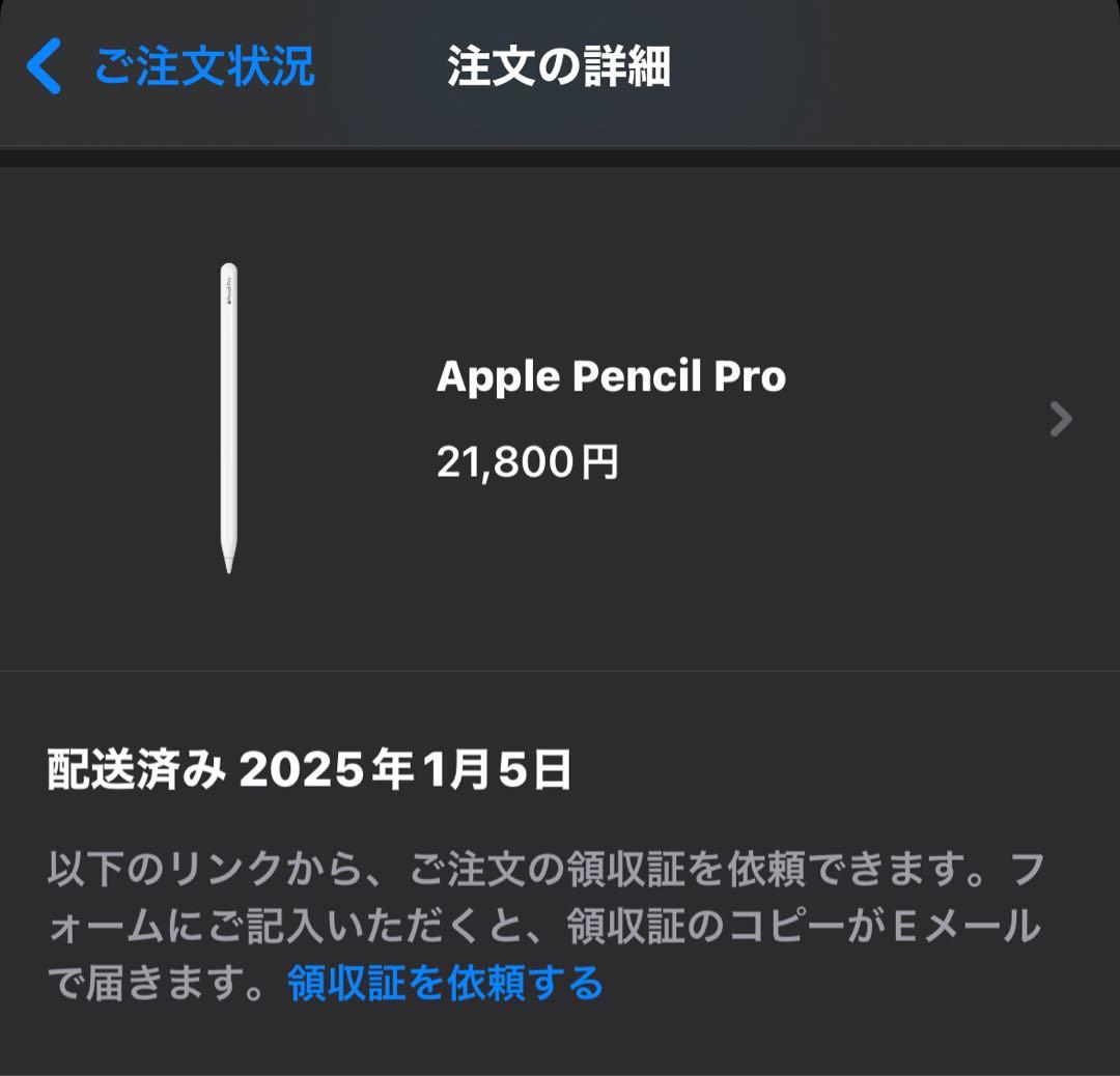 Apple Pencil Pro MX2D3ZA/A アップル ペンシル プロ