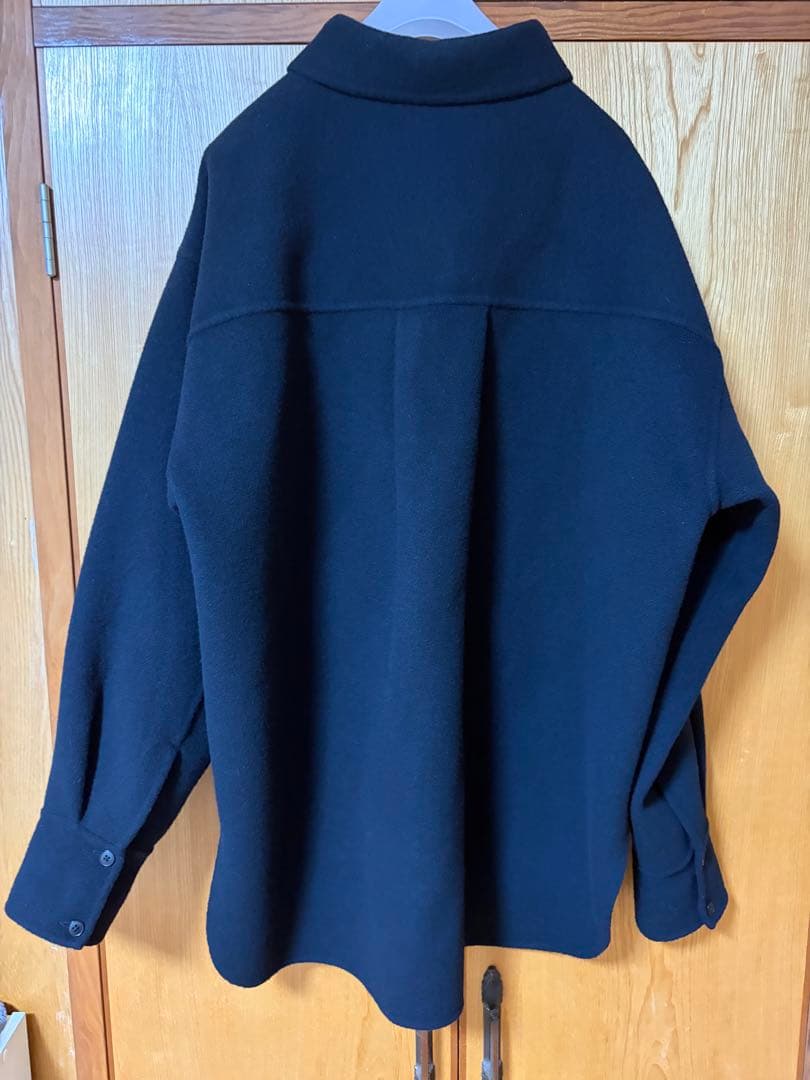 todayful トゥデイフル　ウールシャツジャケット　ブラック　36サイズ