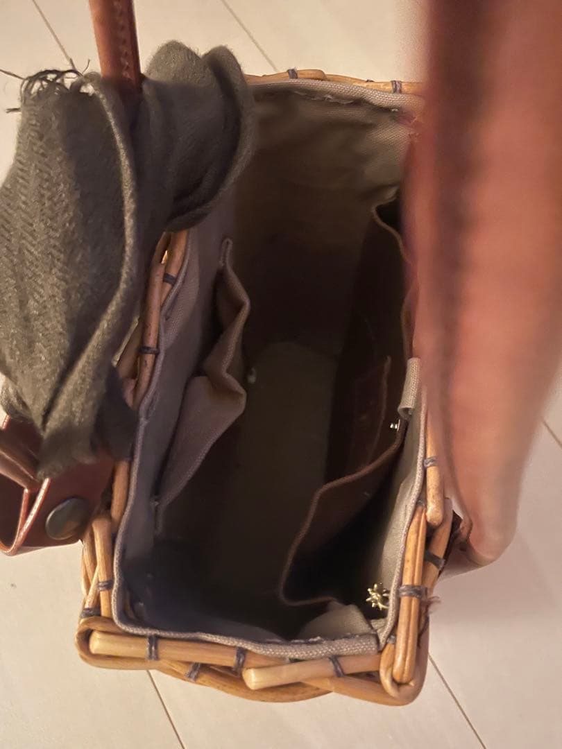 エバコス✳︎籐素材のかごバッグ