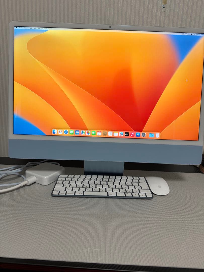 Apple I Mac 24インチ M1 ブルー