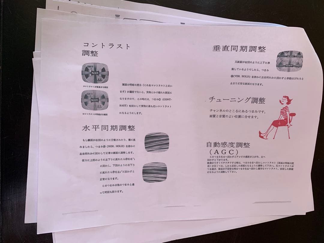 整備済み(地デジ対応) ナショナル ブラウン管テレビ 白黒テレビ 昭和レトロ