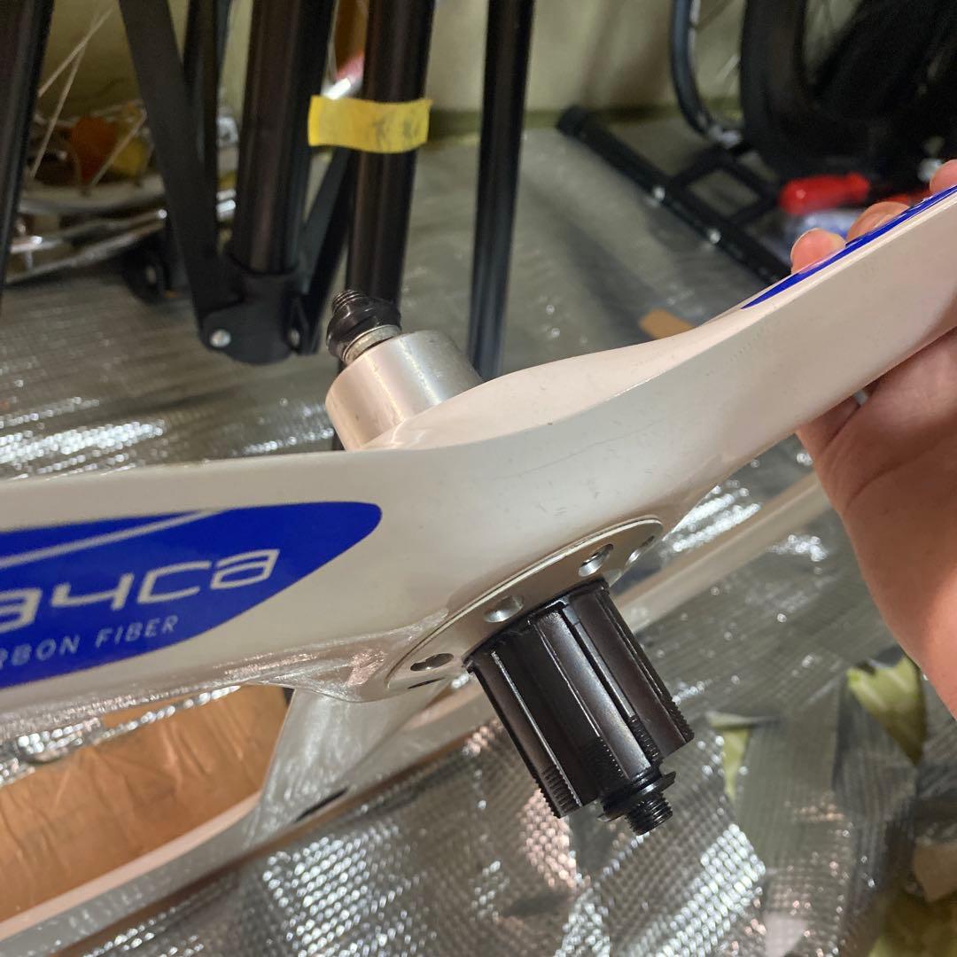 torayca トレカ　リアホイール　シマノ10s バトン　ホイール　カーボン