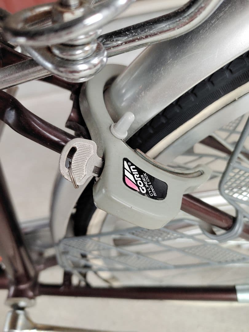 【値下げ】マルイシ　自転車　シティ サイクル 24インチ ブラウン　引き取り価格