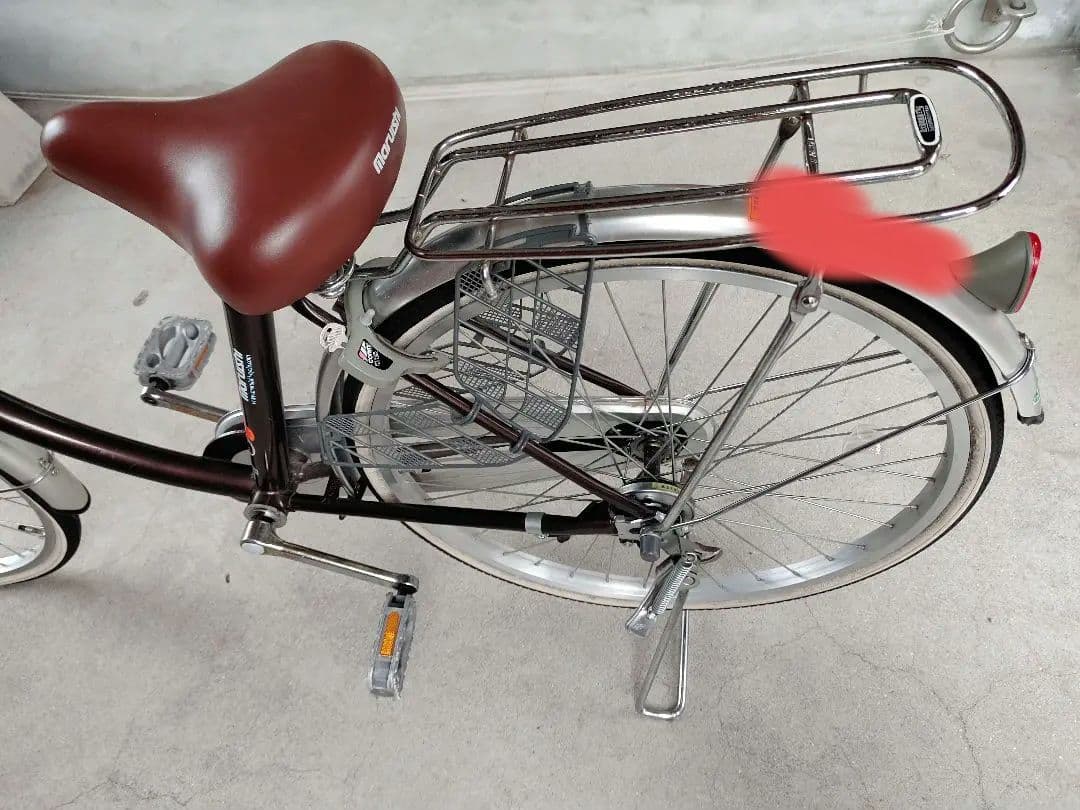 【値下げ】マルイシ　自転車　シティ サイクル 24インチ ブラウン　引き取り価格