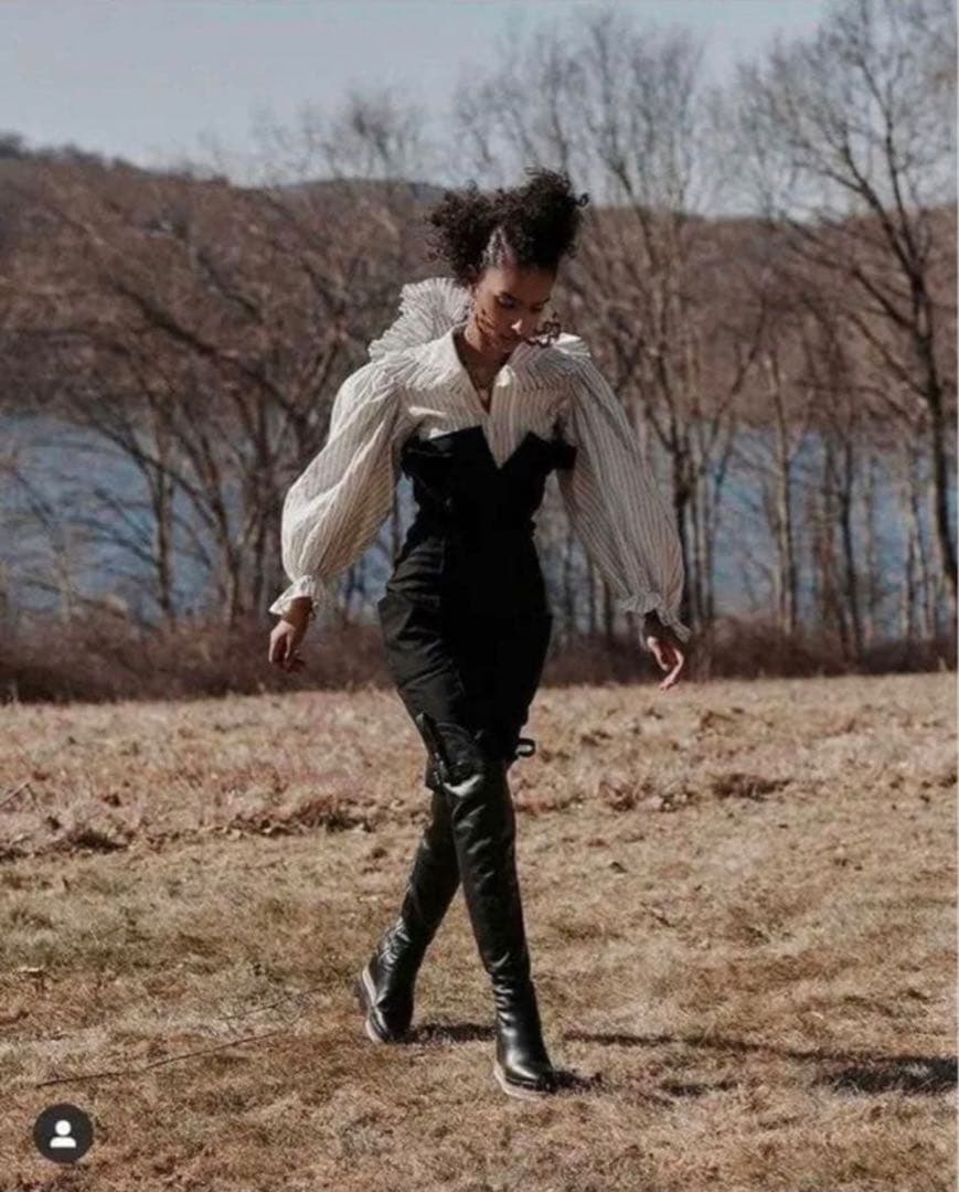 【新品】フィロソフィー　フリル衿 ボリューム　ブラウス