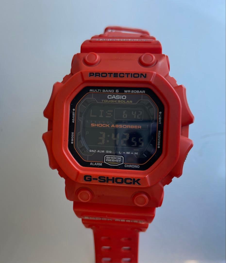 【最終価格】デカいG-SHOCK/GXW-56/レスキューオレンジ取説＆箱あり♪