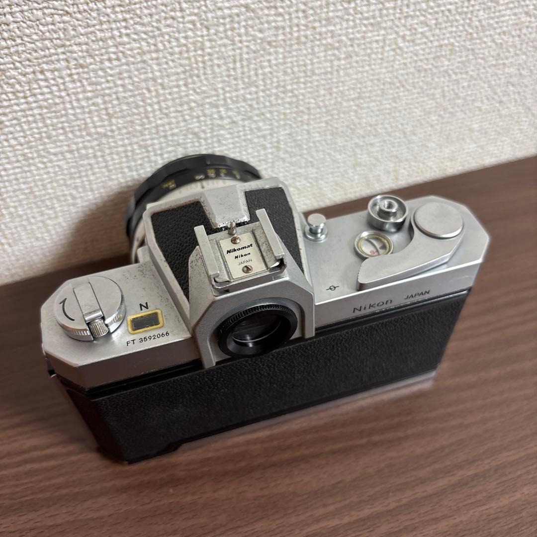 動作良好 nikomat ft ニコマートFT フィルムカメラ シルバー