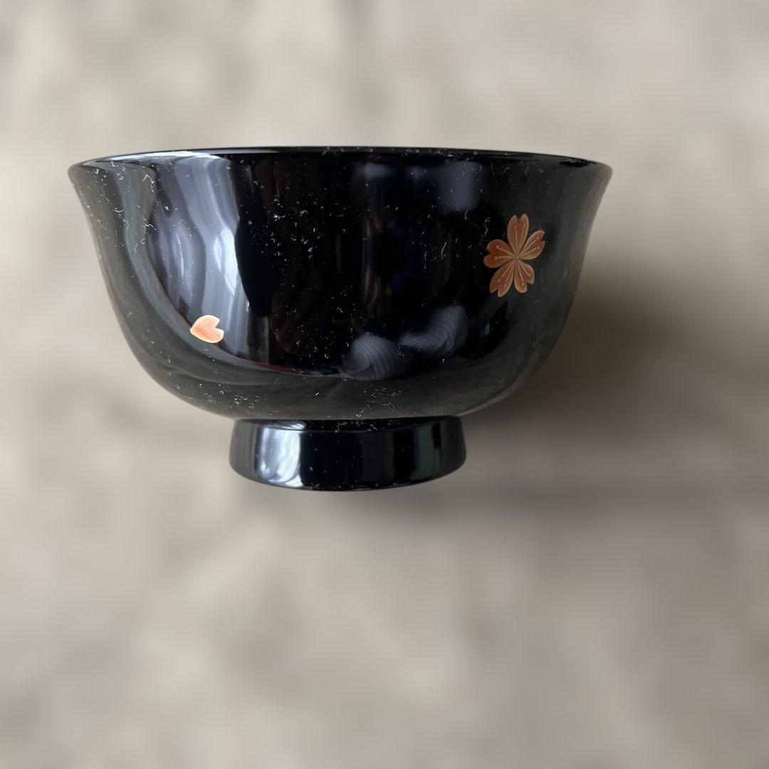 木製生地輪島塗　春秋蒔絵吸物椀