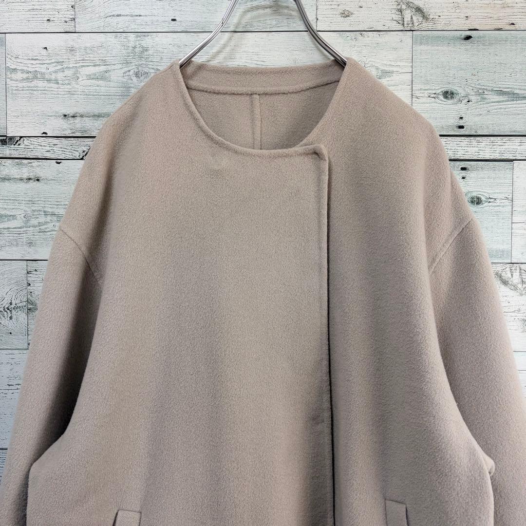 22年モデル　スローブイエナ　HAMILTONダブルフェイスウールショートコート