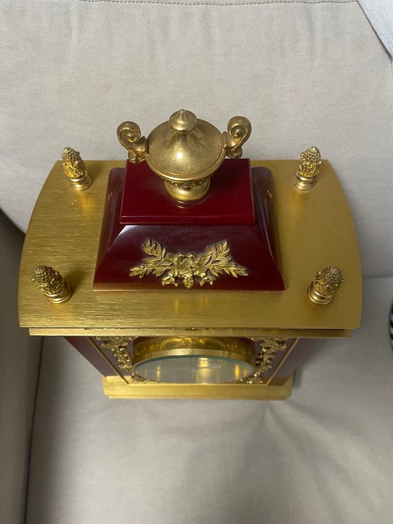 【希少ヴィンテージ完動品】80'sセイコー　レトロ　置き時計　 からくり