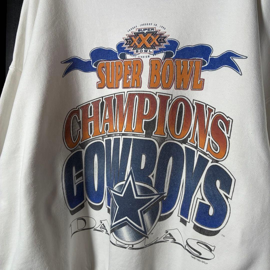90s USA製NFL SUPER BOWL COWBOYS スウェット　XXL