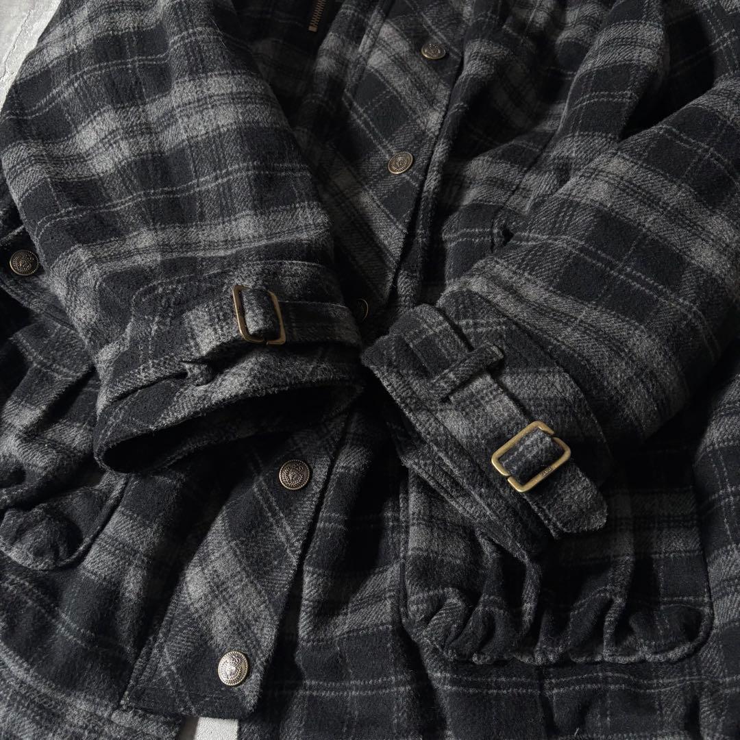 ジャケット・アウター 00s archive ombre check far jacket y2k