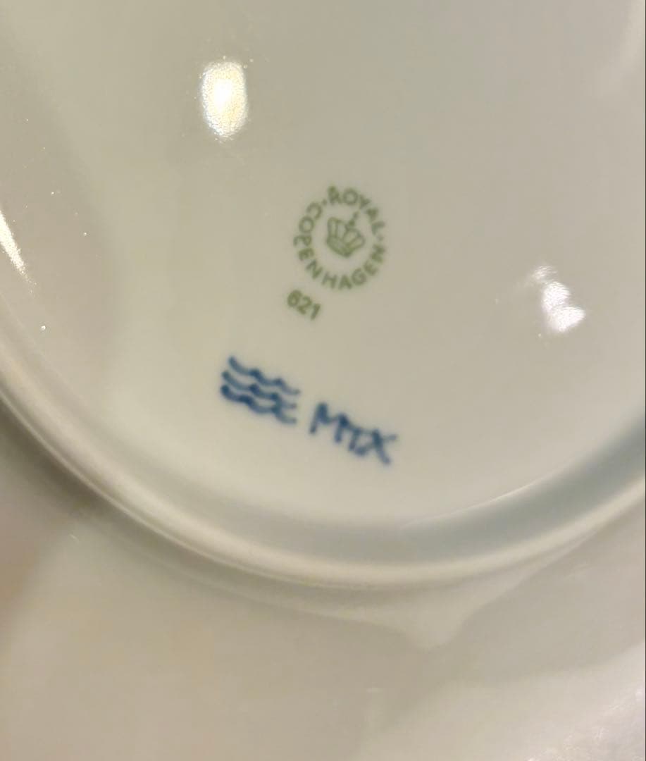 ロイヤルコペンハーゲン　ブルーエレメンツ プレート 21cm ペア