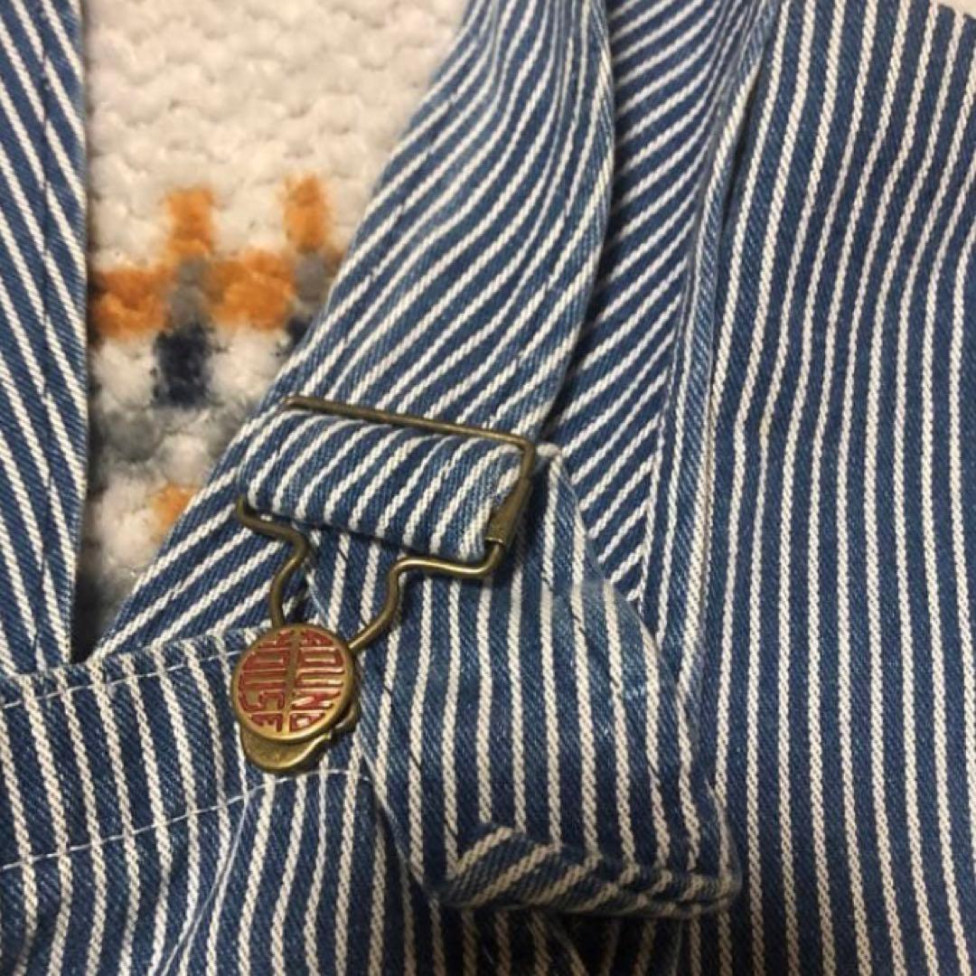 USA製！ラウンドハウス　オーバーオール　ヒッコリー