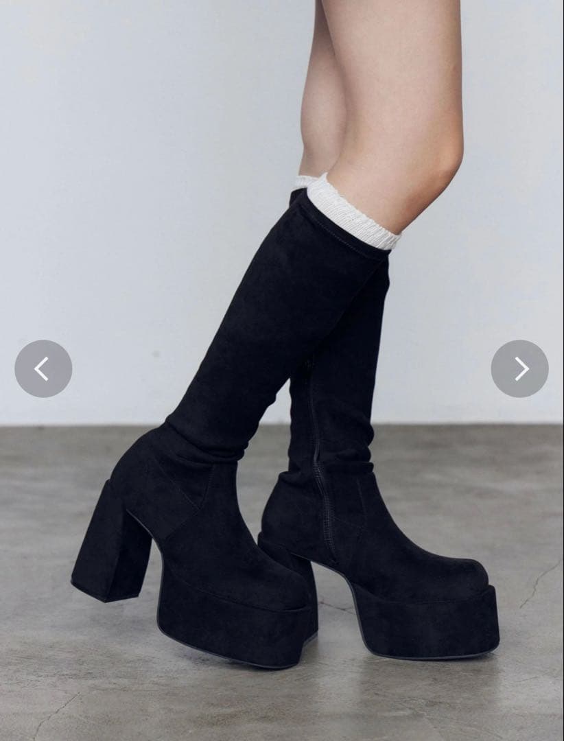 EMODA バルキープランプフィットブーツ ブラック M