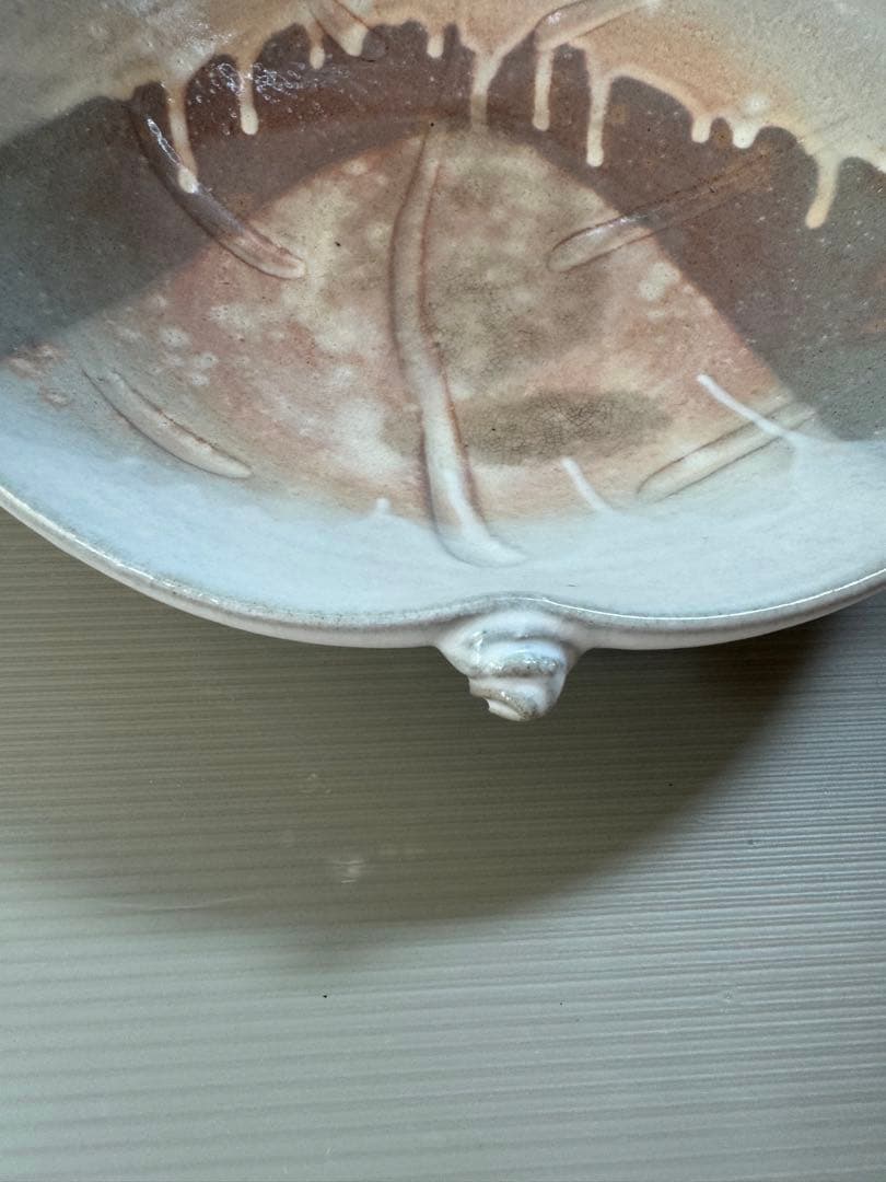 2781 萩焼　七代　岡田仙舟　菓子器　未使用