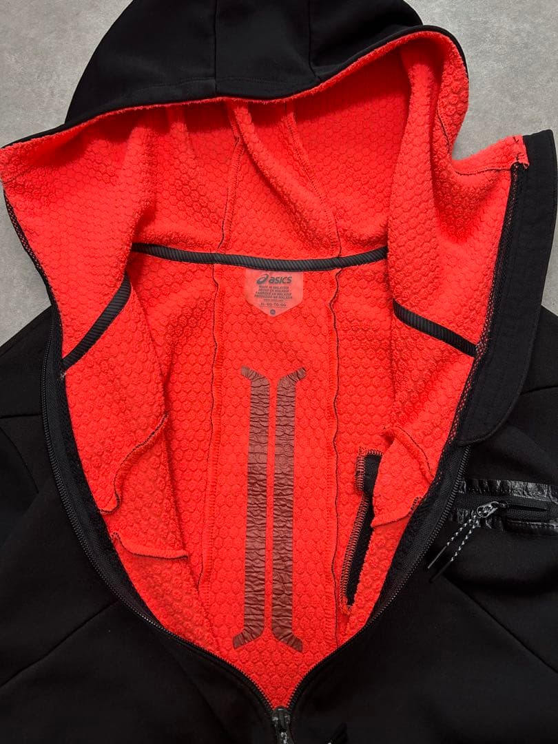 良品 セットアップ アシックス GEL-HEAT フルジップフーディー XL