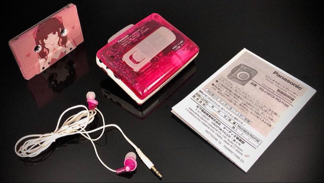 カセットプレーヤー Panasonic RQ-CW03 「 整備済み、完動美品」