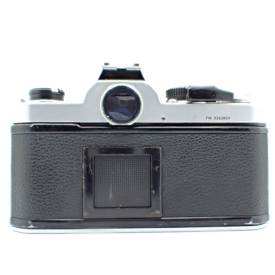 【動作確認済実用品】Nikon FM シルバー＆Ai 35mm f2.8 電池付