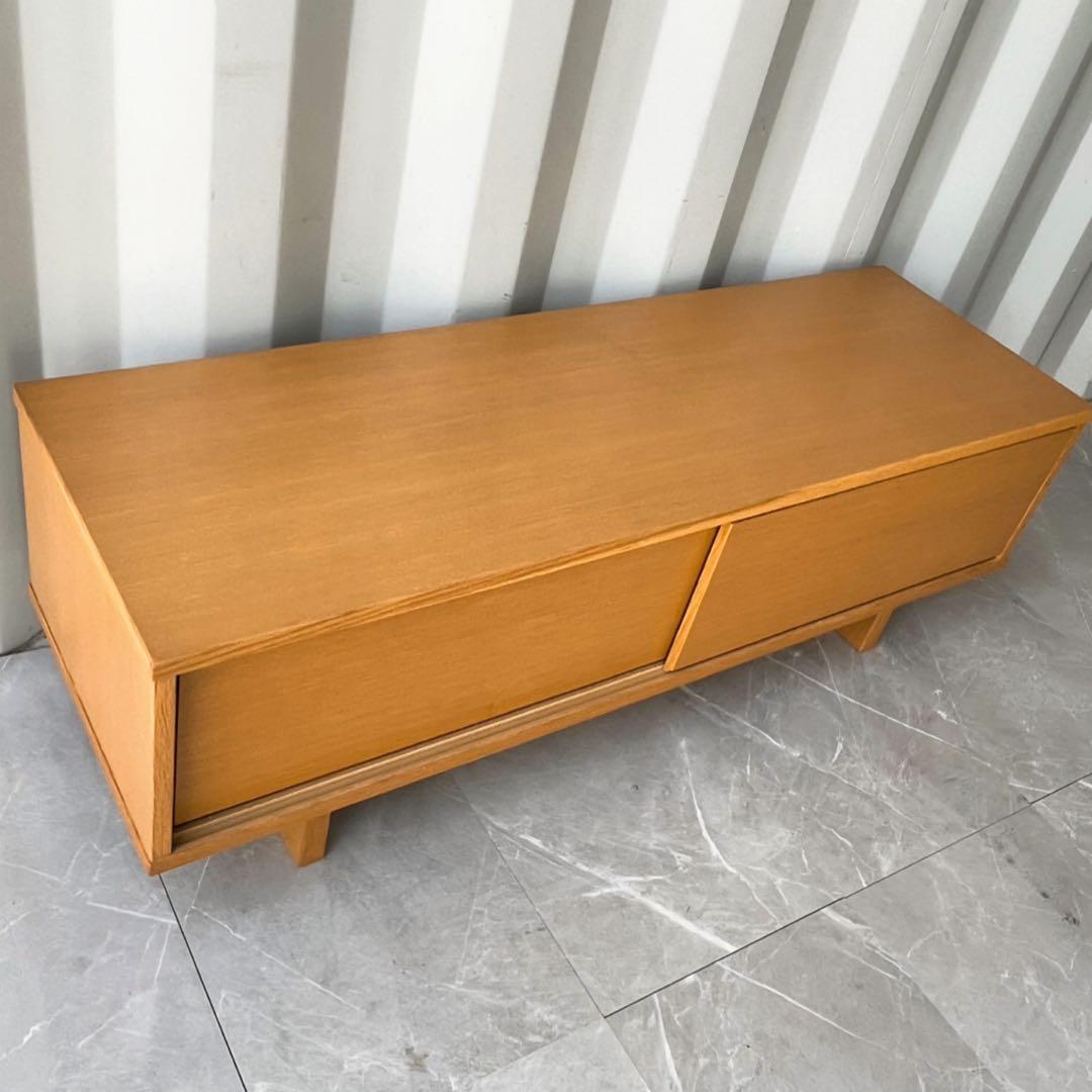 取付無料！無印良品 北欧風天然木ナチュラルローボード AVラック TV台✨