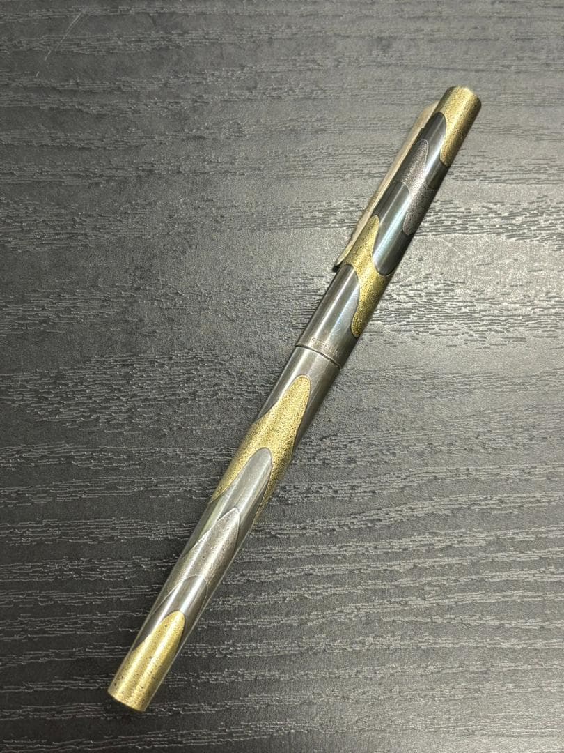 PLATINUM リビエール Sterling-Silver 万年筆 18KWG