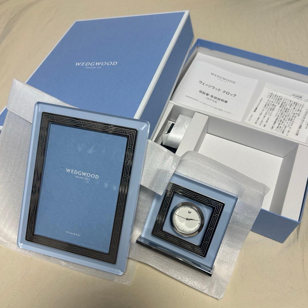 ウェッジウッド　フォトフレーム・時計　箱あり・保証書あり