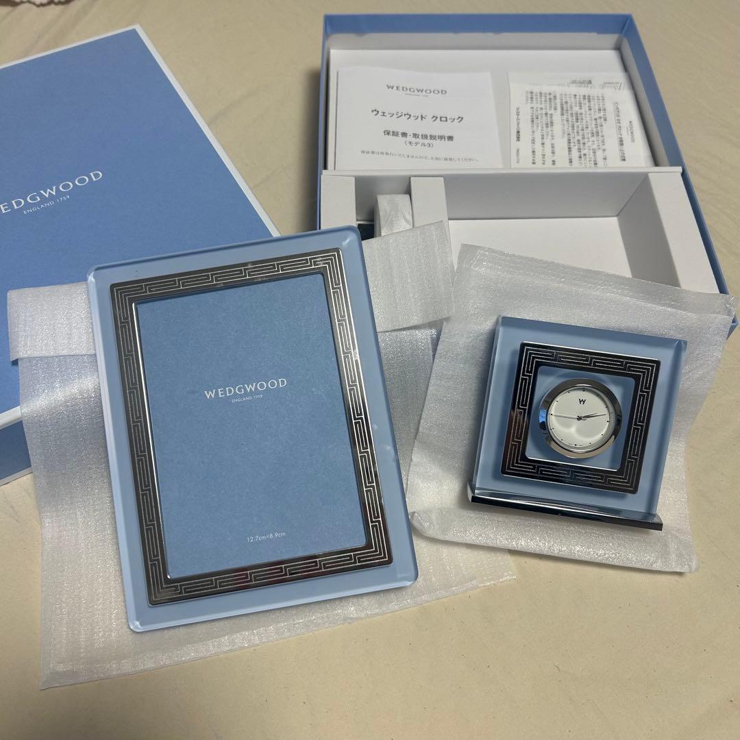 ウェッジウッド　フォトフレーム・時計　箱あり・保証書あり