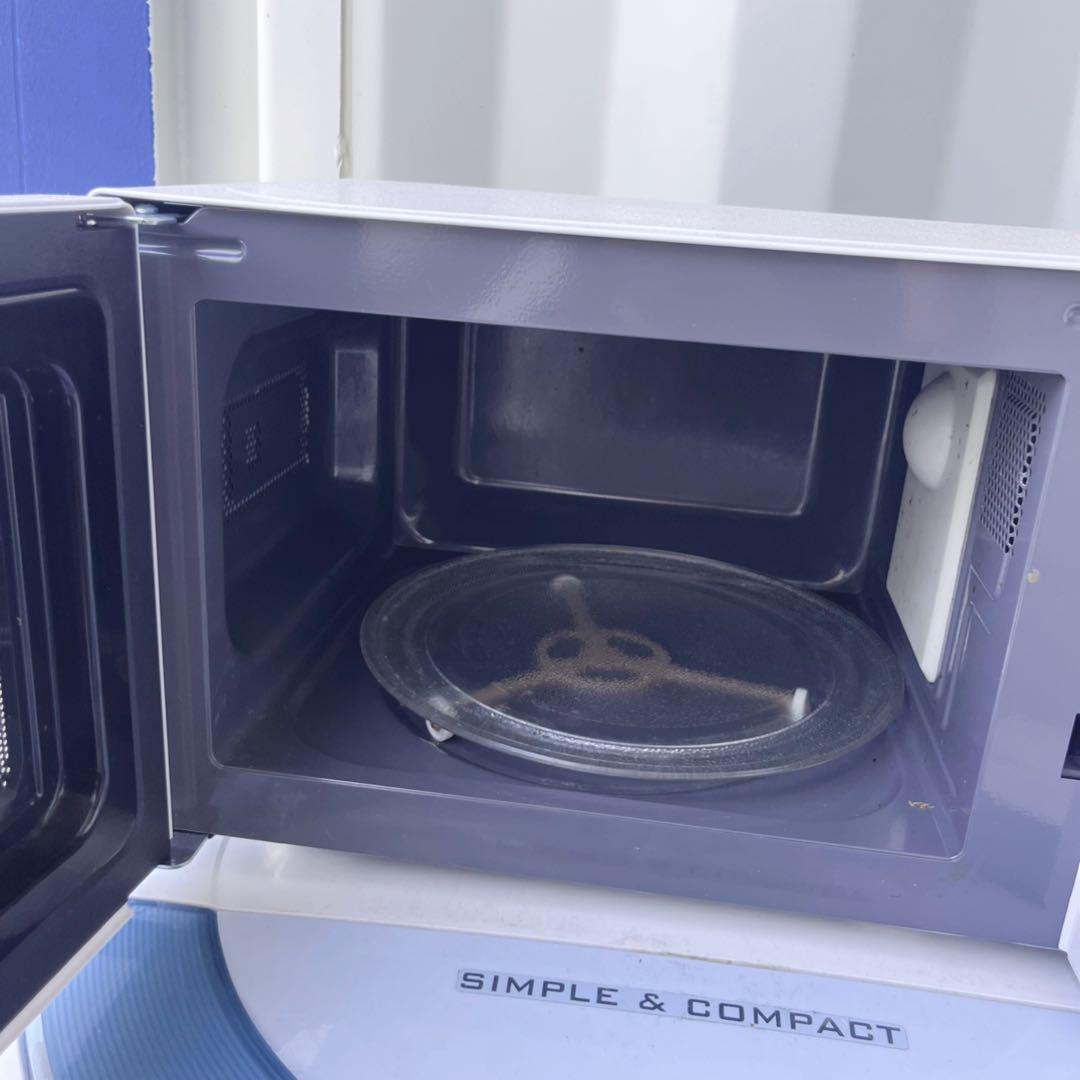 取付無料！完動品！SHARPシンプルホワイト冷蔵庫洗濯機電子レンジセット！