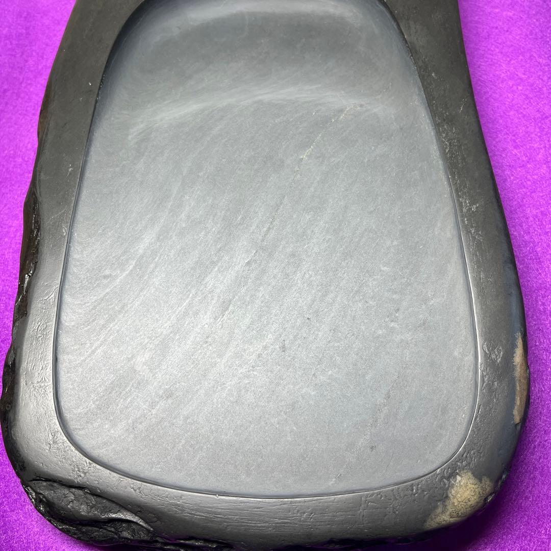 ⭕️ＦＵKＵ⭕️ 大型雨畑硯　芳龍閣硯舗鑑製