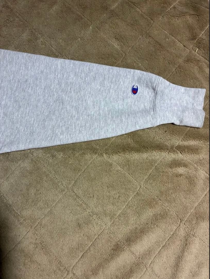 レア 90s USA製　チャンピオン　リバースウィーブ　３段　グレー 短丈