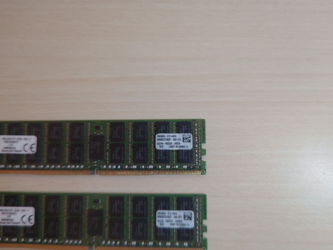 ◇Kingston PC4-2133P-RAD-11 16GB×2 合計32GB