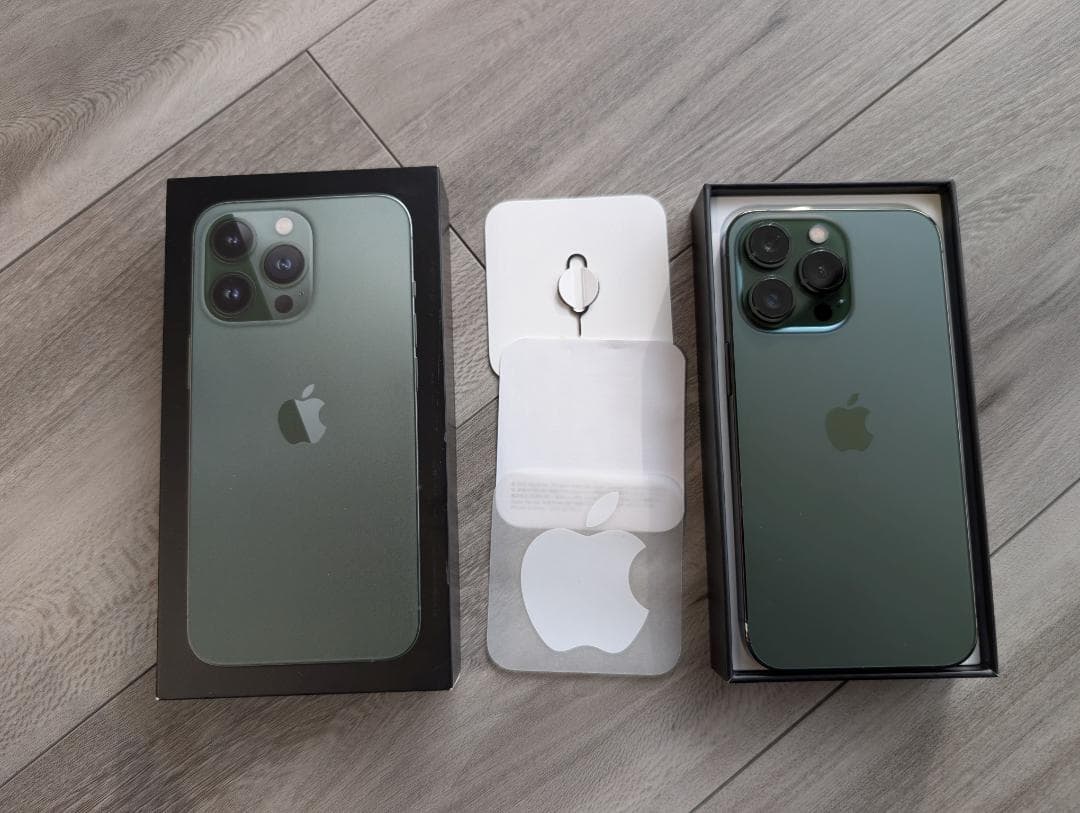 iPhone 13 Pro/128GB アルパイングリーン シムフリー 判定◯