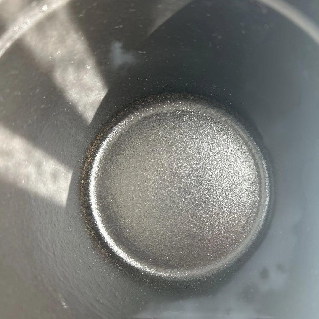 STAUB 鋳鉄 片手鍋 グレー 蓋付き　スープポット　14 ストウブ