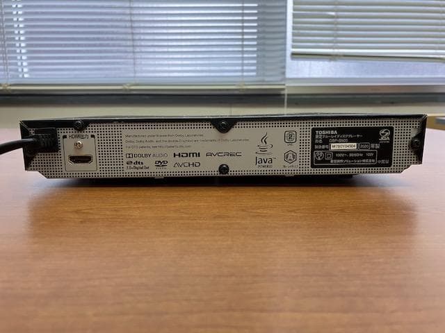 TOSHIBA DBP-S500 ブルーレイプレーヤー