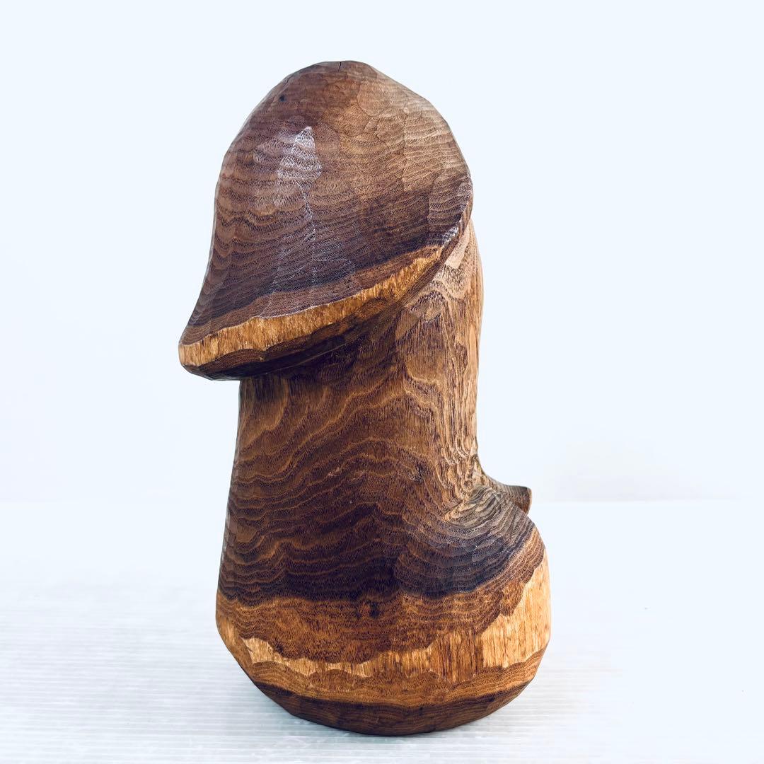 縁起物　子孫繁栄　男根　置物　木彫り　大きい　珍品