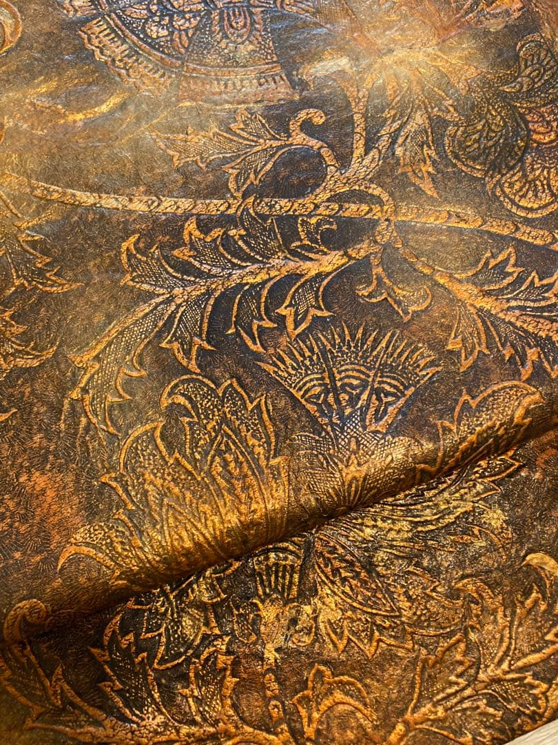 帯30＊袋帯＊漆織＊超豪華更紗文様＊漆工芸作家＊金森一博＊逸品