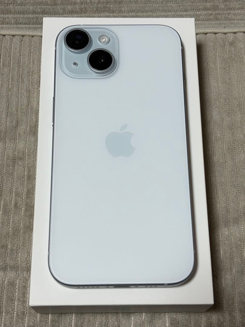 iPhone 15 ブルー 128GB 箱付き